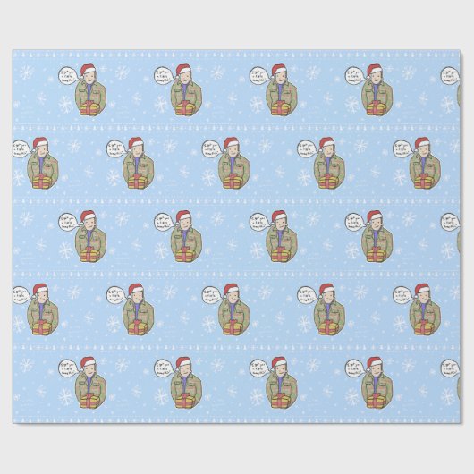 Iets van Kevin Xmas inpakpapier (Vlak)