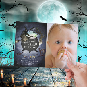 Iets verdorven brouwen Halloween NT 1e verjaardag Kaart