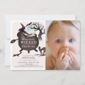 Iets verdorven brouwen Halloween PK 1e verjaardag Kaart (Voorkant)