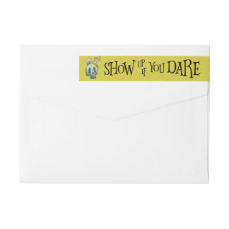 Iets verdorven Halloween Party Wrap Around Label