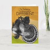 Iets Verschillend voor Thanksgiving Feestdagen Kaart (Voorkant)