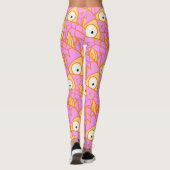 Iets visachtig! schattig artsy roze vis leggings (Achterkant)