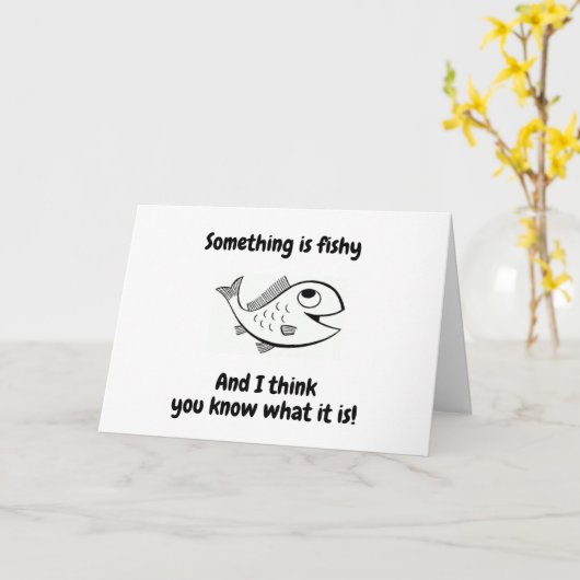 IETS VISSEN? JE ZIET ER ZO UIT "JONGE" KAART (Gele Bloem)