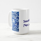 Iets Vissigs? (Nee, gewoon koffie) Koffiemok (Voorkant links)