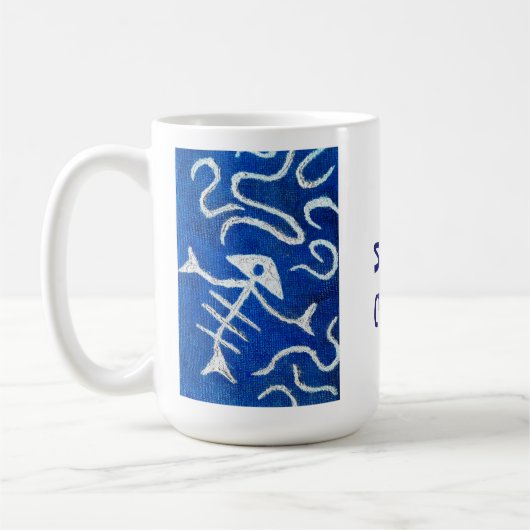 Iets Vissigs? (Nee, gewoon koffie) Koffiemok (Links)