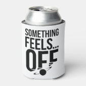 Iets voelt af - verontrustende en cryptische boods blikjeskoeler (Blikje Voorkant)