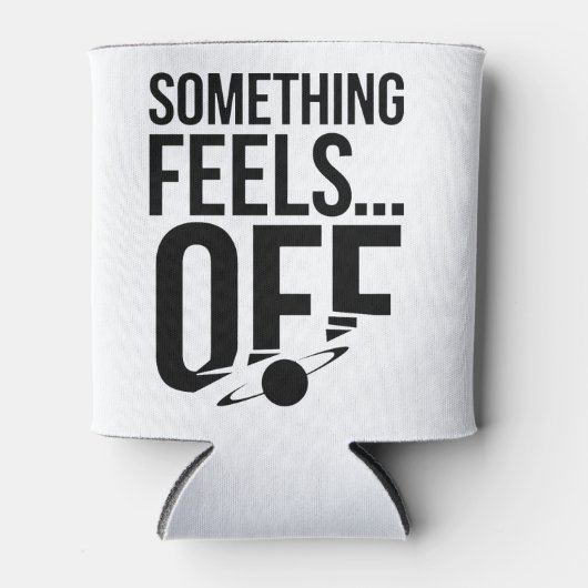 Iets voelt af - verontrustende en cryptische boods blikjeskoeler (Voorkant)