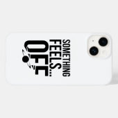 Iets voelt af - verontrustende en cryptische boods Case-Mate iPhone case (Achterkant (horizontaal))