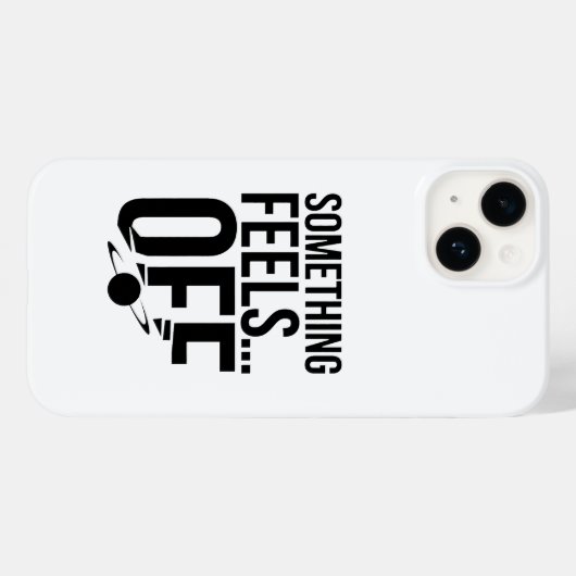 Iets voelt af - verontrustende en cryptische boods Case-Mate iPhone case (Achterkant (horizontaal))