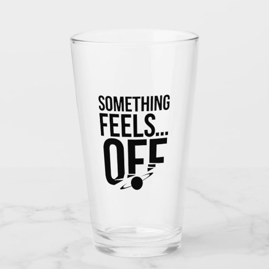 Iets voelt af - verontrustende en cryptische boods glas (Voorkant)