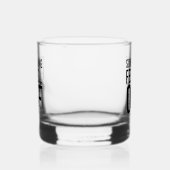 Iets voelt af - verontrustende en cryptische boods whisky glas (Links)