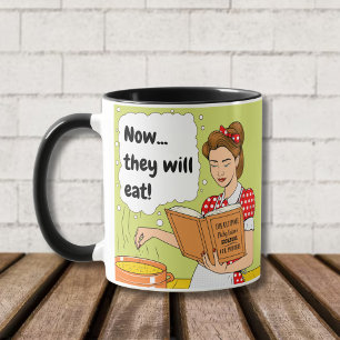 Iets voor het diner dat iedereen zal eten! mok