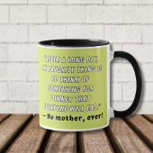 Iets voor het diner dat iedereen zal eten! mok