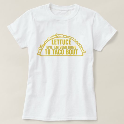 Iets voor Taco Bout T-shirt (Design voorkant)