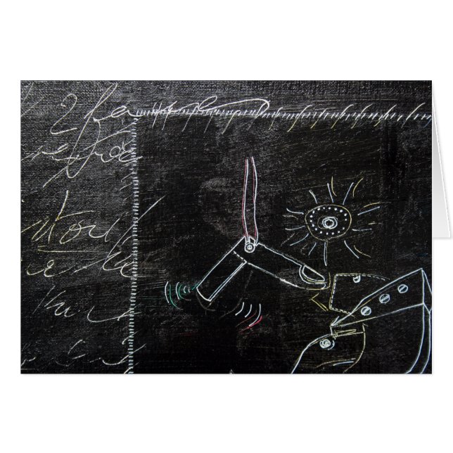 Iets Vreemd op deze Black Canvas 1 kaart (Voorkant Horizontaal)