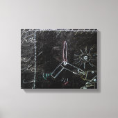 Iets Vreemds op dit Zwart Canvas 1 (Voorkant)