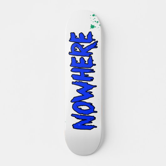 Iets vreemds persoonlijk skateboard (Voorkant)