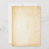 Iets wat de uitnodiging van de Halloween-partij wa (Achterkant)