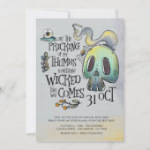 Iets wat een valse uitnodiging voor een feest van  (Voorkant)