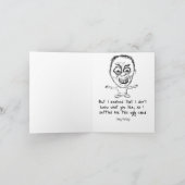 Iets wat je zou willen - een lelijke vogelkaart kaart (Binnen)