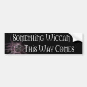 Iets Wiccan-Bumpersticker Bumpersticker (Voorkant)