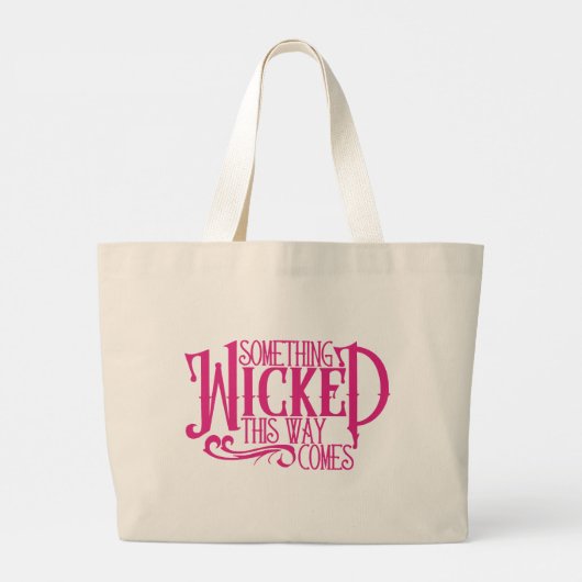 IETS WICKED GROTE TOTE BAG (Achterkant)