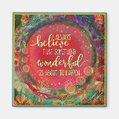 Iets Wonderbaars staat op het punt om Floral te ge Magneet (Voorkant)