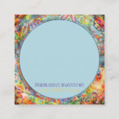 Iets Wonderful ~ Inspirativiteitskaarten Vierkante Visitekaartje (Achterkant)