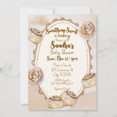 Iets Zoets, Cinnamon Roll Baby Shower Kaart (Voorkant)