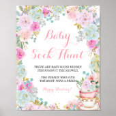 Iets zoets is Brewing Party Baby Sock Hunt Poster (Voorkant)