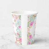 Iets zoets is het Baby shower van de Tea Party Papieren Bekers (Links)
