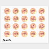Iets zoets ronde sticker (Vel)