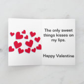 Iets Zoets Valentijnskaart Feestdagen Kaart (Binnen)