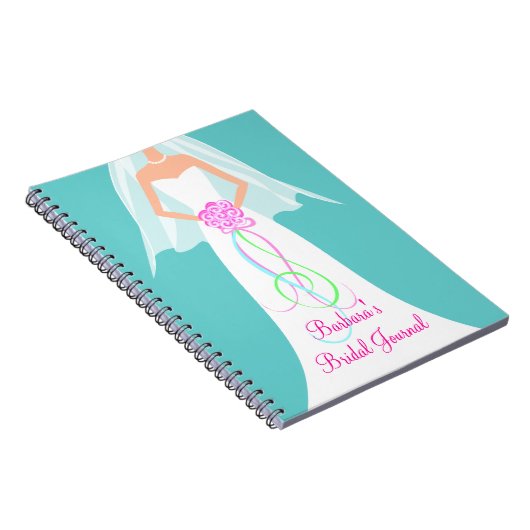 IetsBlue, aangepast Bridal Journal-notebook Notitieboek (Rechterzijde)