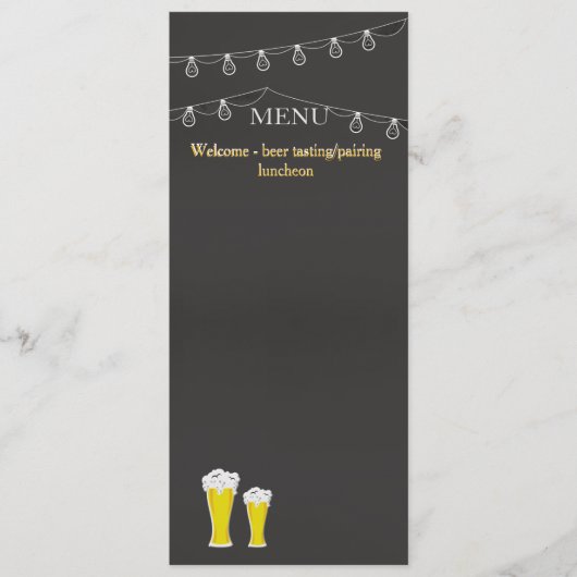 Iets's Brewing Menu Card (Voorkant)