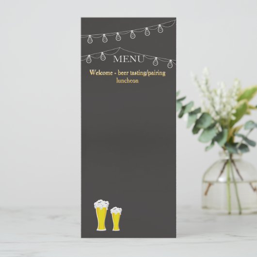 Iets's Brewing Menu Card (Staand voorkant)