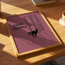 Ieuw, Mensen - Introvert Kat Poster