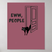 Ieuw, Mensen - Introvert Kat Poster (Voorkant)