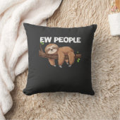Ieuw Mensen Luiaard T-Shirt Kussen (Deken)