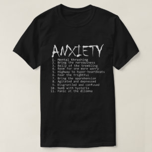 If Anxiety is een rockalbum. T-shirt