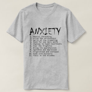 If Anxiety is een rockalbum. T-shirt