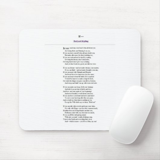 If_by_Rudyard_Kipling.JPG Muismat (Met muis)