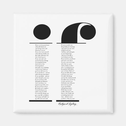 If by Rudyard Kipling Magneet (Voorkant)