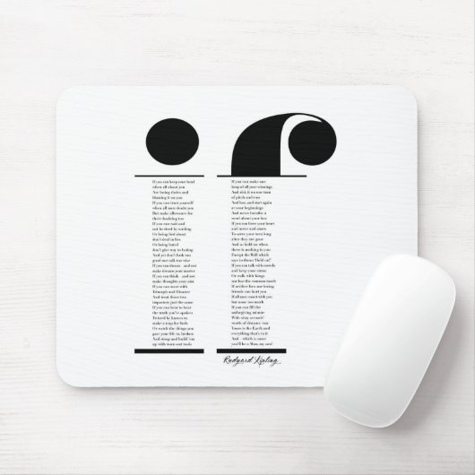 If by Rudyard Kipling Muismat (Met muis)