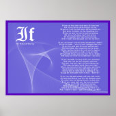 IF by Rudyard Kipling Poster Print (Voorkant)