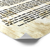 IF Citaat van Rudyard Kipling 1895 op boomschors Poster (Hoek)