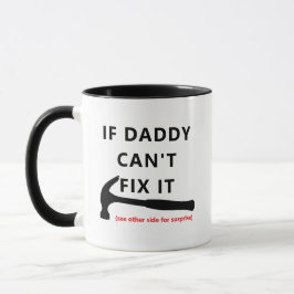 If Dad Can't Fix It Mug - Funny Sarcastic Quote! Mok