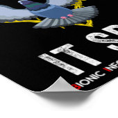 If Flies It Spies Birds Are Not Real Funny Dron Poster (Hoek)