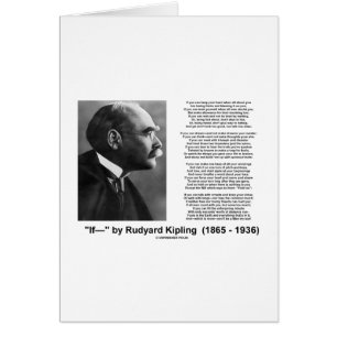 "If—" gedicht door Rudyard Kipling