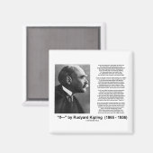 "If—" gedicht van Rudyard Kipling Magneet (Voorkant / Achterkant)